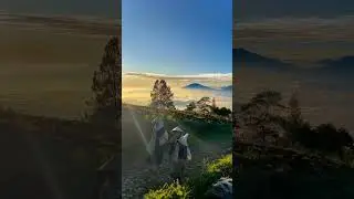 Mount Sumbing, from Magelang, Indonesia #mountain #java #views #indonesia #travel #shorts