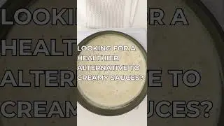 Is There a Healthy Alternative to Cream Sauces!? #shorts