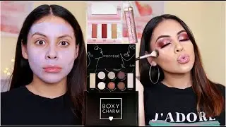 BOXYCHARM, ДЕКАБРЬ 2018: SMOKEY EYES И ГЛЯНЦЕВЫЕ ГУБЫ + МОИ НОВЫЕ ВОЛОСЫ!!! | JuicyJas