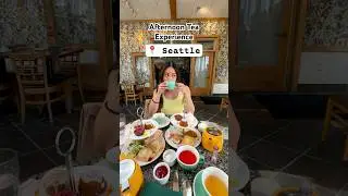 Afternoon Tea, Cafe Flora, Seattle Washington, Spring in Seattle #seattle #teaexperience #pnw
