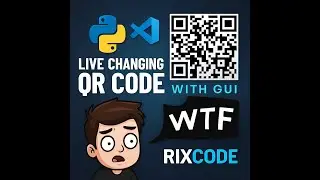 Live QR Code Generator in Python 🐍 | Tkinter GUI + Pillow + QRCode | Full Project Tutorial 2025 🚀