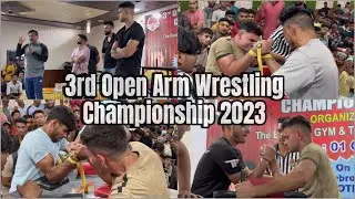 AJAY CHAUDHARY 60KG BOUTS 🥇| 3rd OPEN ARM WRESTLING CHAMPIONSHIP 2023 | MATHURA