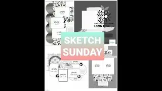 #SKETCHSUNDAY - 12x12 LAYOUT - ITALY TRAVEL ALBUM (#H2KAKWS KIT AND @SaraScraps SKETCH)