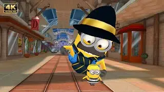 Minion Rush: Dad Minion Golden Ticket - 1700 Stars at The Mall (Level 836) 4K