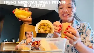 Sweet potato #morrocanfood #casablanca #hotelhacks #crewlife #healthysnacks #manipur #emergencyhack 