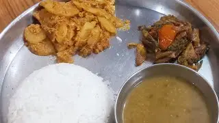 Mid-day meal/lunch thali ideas for vegetarian recipes/simple healthy diet lunch thali