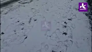 Snowfall Continues for Second Day in Kulgam
