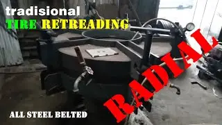 Tire retreading manual machine tutorial | vulkanisir ban radial |