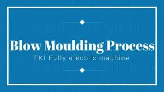 Blow Molding Process on FKI electric blow molding machine