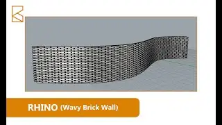 RHINO TUTORIAL : Wavy Brick Wall