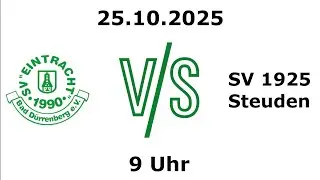 1. Spieltag - SV Eintracht Bad Dürrenberg II - VS -  SV 1925 Steuden I