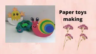 moving paper toys making/how to make/ easy paper toys