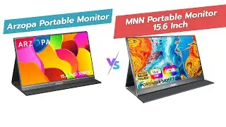 ARZOPA vs MNN Portable Monitor Comparison 📺⚡️