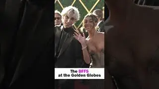 BFFS Josh and Brianna at the Golden Globes