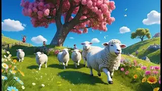 White Sheep, Fluffy and Fat | Gentle Farm Rhyme for Toddlers | Soft Animal Song