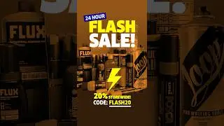 ⚡24-HOUR FLASH SALE! 20% off everything at UNFADE | #graffiti