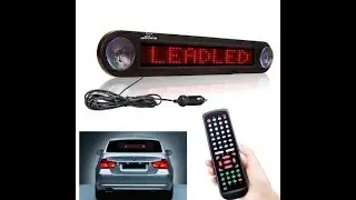 Remote Led Car Sign Quickly to Select Message Display LLDT460-D740