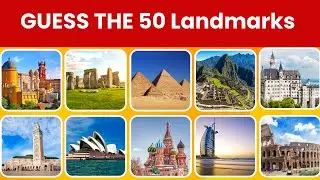Guess the Famous Landmark in 3 Seconds! 🌍 | 50 World Landmarks Challenge