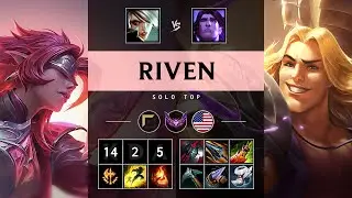 Riven Top vs Taric: Triple Kill, Legendary - NA Master Patch 14.24