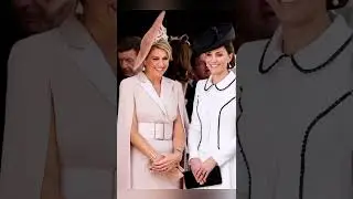 Princess Cathrine nd Queen Maxima 🫅 #trending#viralvideo