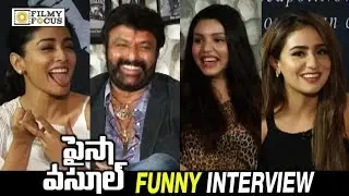 Paisa Vasool Movie Team Funny Interview || Balakrishna, Shriya, Kyra Dutt, Muskan - Filmyfocus.com