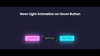Neon Animation Button on Hover | CSS Tips and Tricks | CSS Tricks | CSS