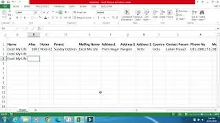 Excel to Tally|Import Ledger Master with full details|Alias|Address|Contact Person|Mobile No|Email|