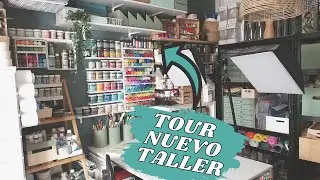 TOUR POR EL NUEVO TALLER - CRAFT ROOM TOUR