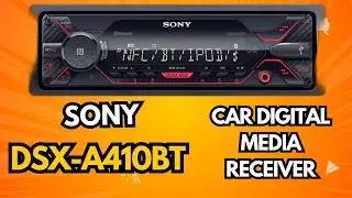 #SONY | #DSX-A410BT | #Digital Media Receiver | Single-DIN | 4 x 55 W | Pre Outx 2 (Rear +Sub) | GKS