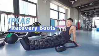 Rechargeable 8-chamber air compression therapy massage pants leg recovery boots  for athletes
