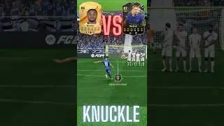 Christopher NKUNKU vs Mykhailo MUDRYK ⚽️ fc24 free kick challenge! #eafc24 #shorts