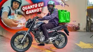 UM DIA INTEIRO SÓ FAZENDO UBER EATS QUANTO GANHEI 💵 💰