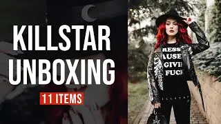 KILLSTAR UNBOXING 💀 Hats, chokers, t-shirts, belt, backpack, tunic, cardigan and trousers 💀