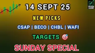 Sunday Special PSX Analysis CHBL | CSAP | BECO | WAFI | Trade Game