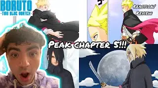 BORUTO TWO BLUE VORTEX CHAPTER 5 REACTION/REVIEW | PEAK! BORUTO & SASUKE VS CODE? NEW VILLAINS GOALS