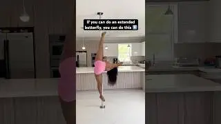 How to go from an extended butterfly to a plus sign Intermediate pole dancing tutorial #polefitness