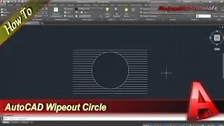 AutoCAD How To Wipeout Circle
