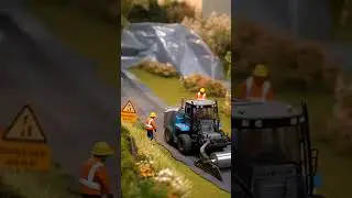 Road Paving &ndash; Realistic Construction Diorama! 🚜