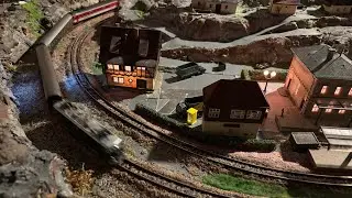 Fleischmann Ae 4/6 with international train to Basel (Swiss 🇨🇭) #foryou  #fleischmann #ngauge #dcc 
