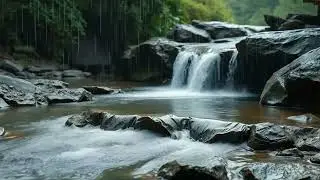Mountain Stream Sounds for Peaceful Rest | Tranquil River Flow for Inner Calm & Meditation