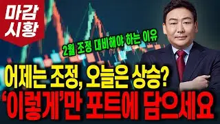 어제는 조정, 오늘은 상승? ‘이렇게’만 포트에 담으세요(2월 조정 대비해야 하는 이유)