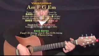 Rockabye (Clean Bandit) Guitar Lesson Chord Chart