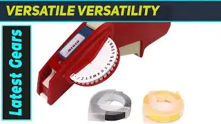 AUNMAS Manual Label Printer: Best Embossing Label Maker for DIY & Organization