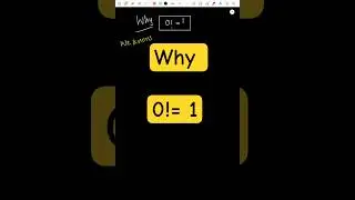 0!= 1 proof #factorial #internationalmathematicsolympiad #mathcompetition