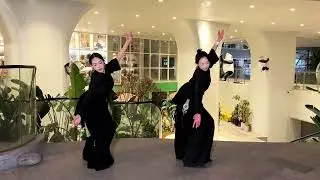 Красивые тибетские сестры, тибетская песня, традиционный тибетский танец