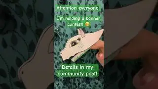 I&rsquo;m holding a banner contest! 🎨 #bannerdesign #paperdragon #dragonpuppet #dragonpuppetarmy #diyart