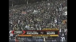 2002 NFL Wk5 Green Bay Packers @ Chicago Bears; Monday Night Football; Brett Favre