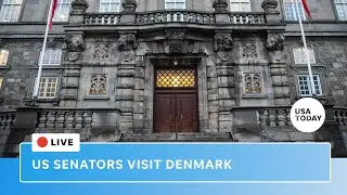 Watch live: US senators visiting Denmark deliver remarks