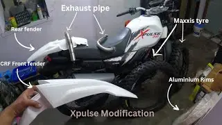 PART-1, Modification. Xpulse to impulse conversion 👆👆#xpulse200 #modification #bike #youtube