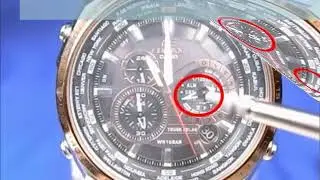 CASIO EQS-500 Operation Video - World Time Setting